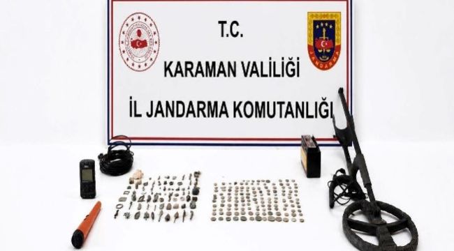 Karaman'da tarihi eser ele geçirildi: 12 tutuklama 