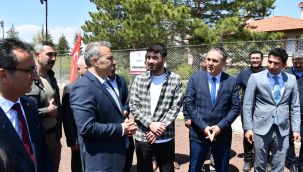 Kırsaldaki çocuklar yeşil sahada buluştu