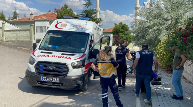 Karaman'da motosiklet kazası: 3 yaralı