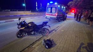 Karaman'da motosiklet sürücüsü ölümden döndü