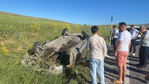 Karaman'da otomobil şarampole takla attı: 1 ölü, 1 yaralı 