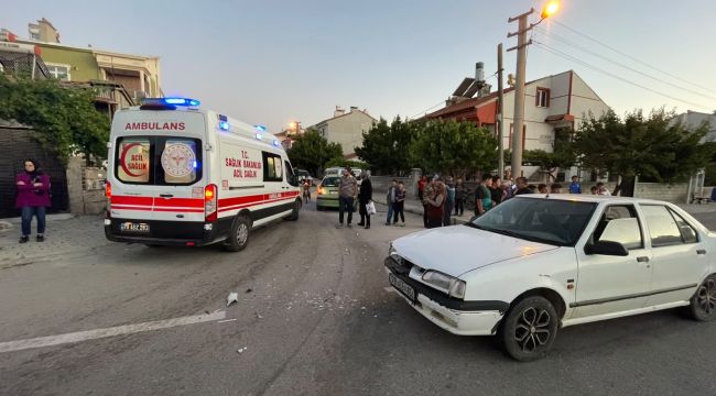 Karaman'da otomobiller çarpıştı: 1 yaralı 